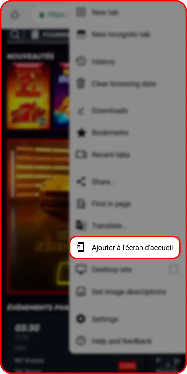 Ouvrez les paramètres de sécurité de votre smartphone Android pour autoriser l'application Quickwin.
