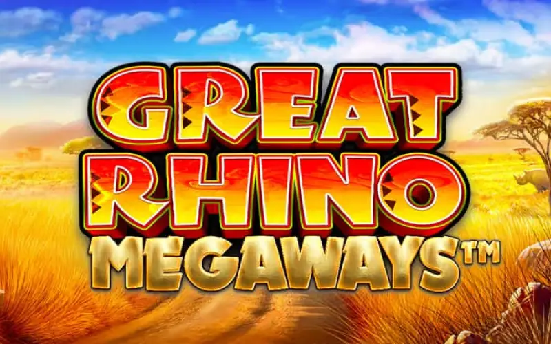 Chassez les multiplicateurs sauvages sur la machine à sous Great Rhino Megaways avec Quickwin.