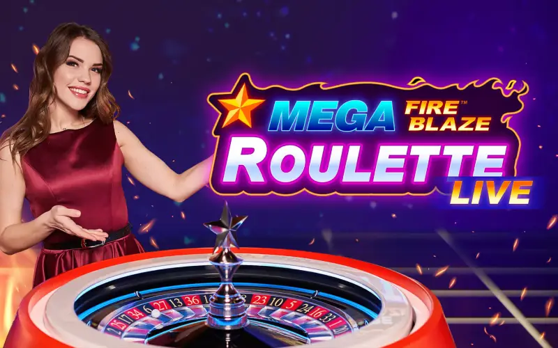 Multipliez vos mises sur la table de Mega Fire Blaze Roulette Live chez Quickwin.