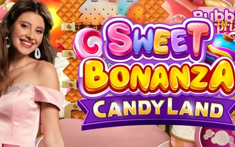 Tournez la roue colorée du jeu de casino Sweet Bonanza Candyland sur Quickwin.